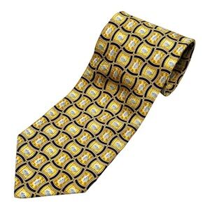 Pfizer Little Blue Tablet Print Silk Tie